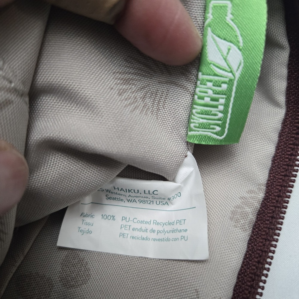 Haiku Reddish Brown Travel Bag - Picture 10 of 12